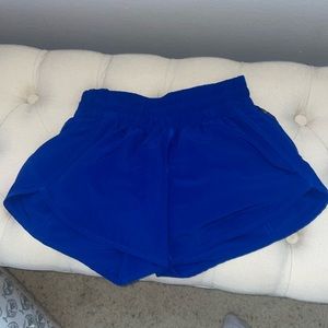 Royal blue lulu lemon shorts women’s